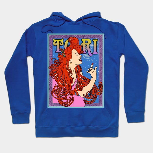 TORI AMOS NOUVEAU MUCHA Hoodie by SortaFairytale